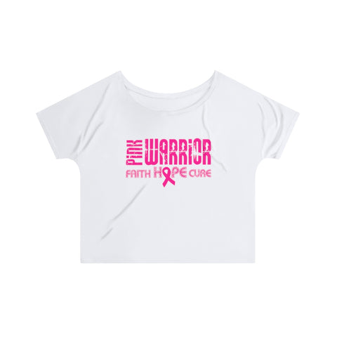 Pink Warrior Women's Breast Cancer Crew Tee