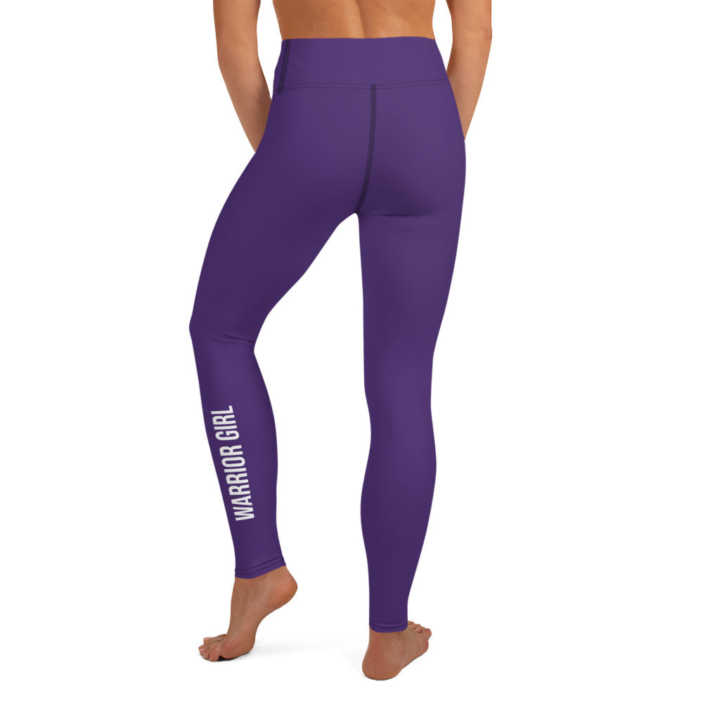 Purple Warrior High Waist Leggings