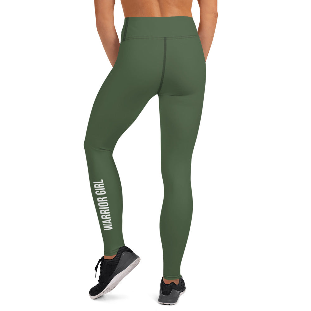 Green Warrior High Waist Leggings