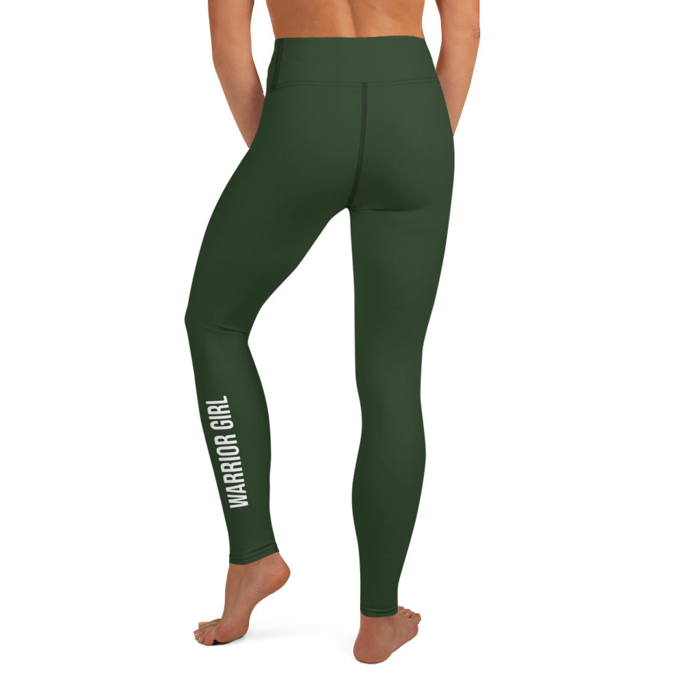 Myrtle Green Warrior High Waist Leggings