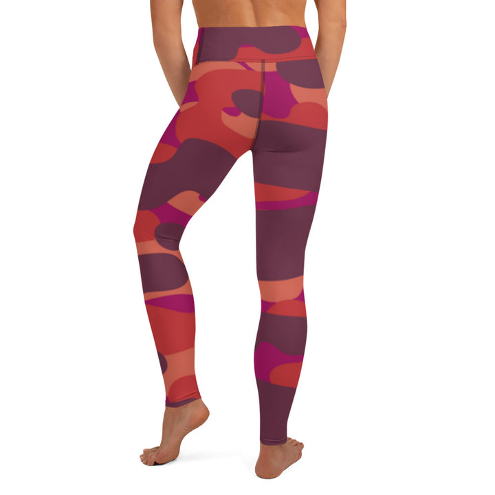 Vibrant Camouflage High Waist Leggings