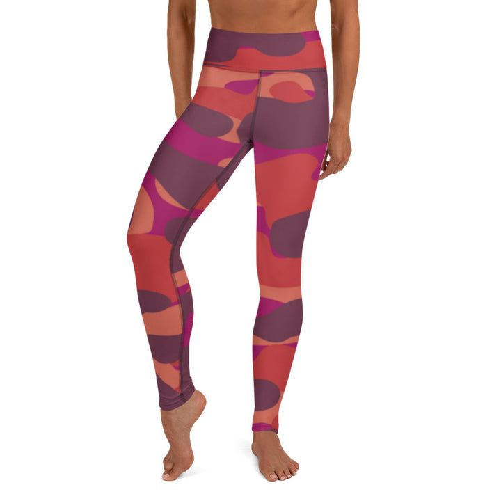 Vibrant Camouflage High Waist Leggings