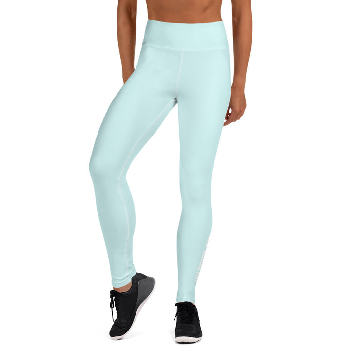 Light Cyan Warrior High Waist Leggings