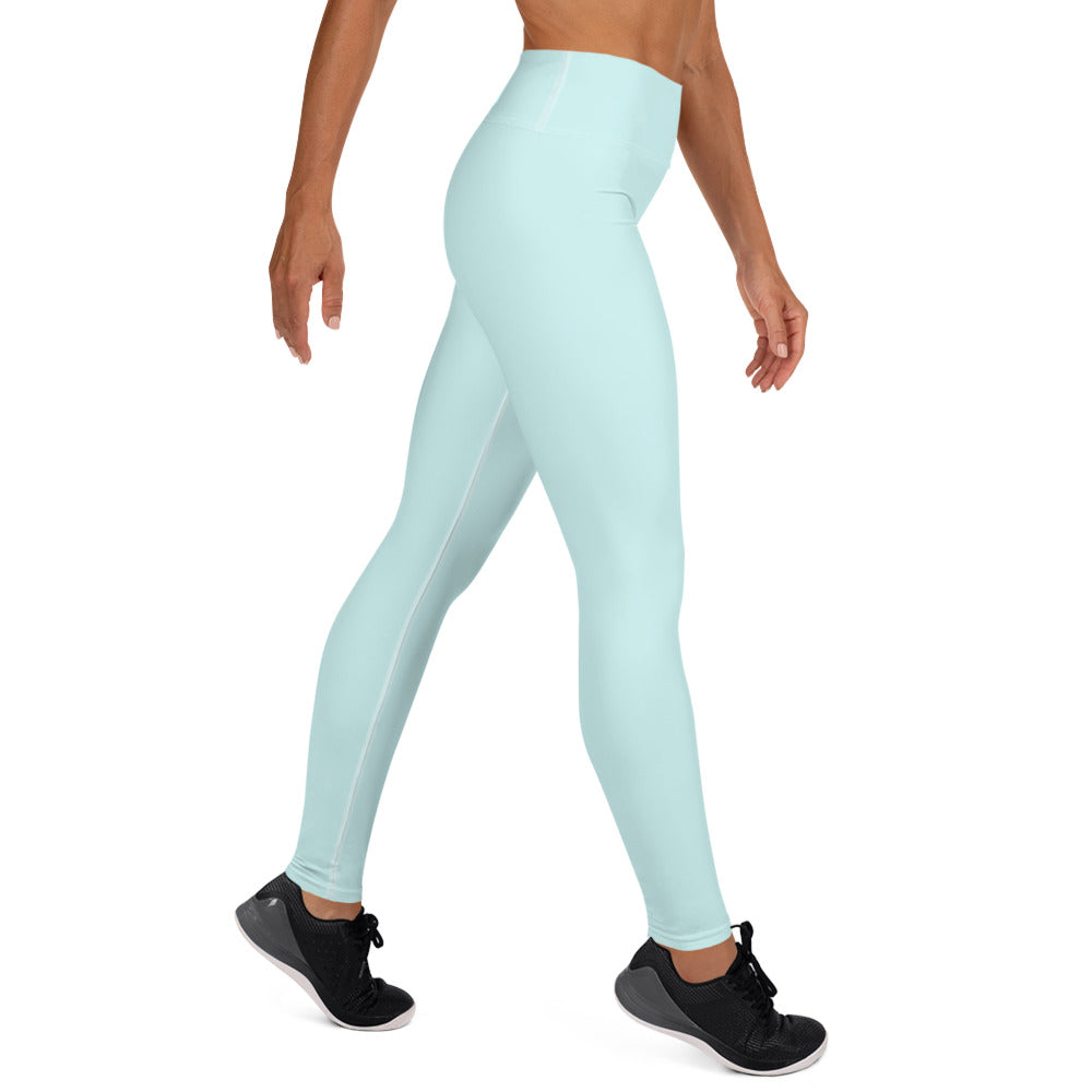 Light Cyan Warrior High Waist Leggings