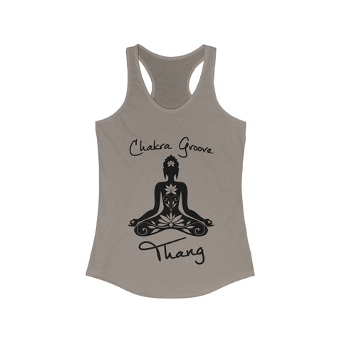 My Quiet Time Involves Heavy Metal Flowy Workout Racerback Tank