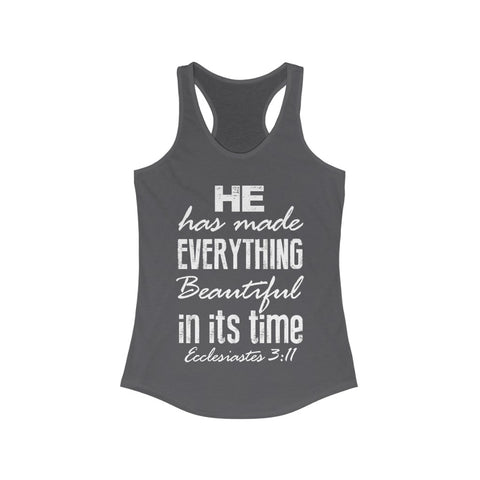 I Can Do All Things Through Christ Bible Verse Racerback Tank