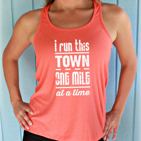 Is There Wine at the Finish Line Twist Back Tank Top